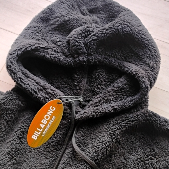 BILLABONG NEW Oversized Sherpa Blanket Hoodie - Picture 3 of 11